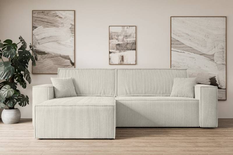 ALTDECOR Ecksofa CELTIC-XL, Couch mit Schlaffunktion, Wohnzimmer - Wohnlandschaft, Corner Sofa Bett Eckcouch Couch L-Form Schlafcouch Ausziehbar von ALTDECOR