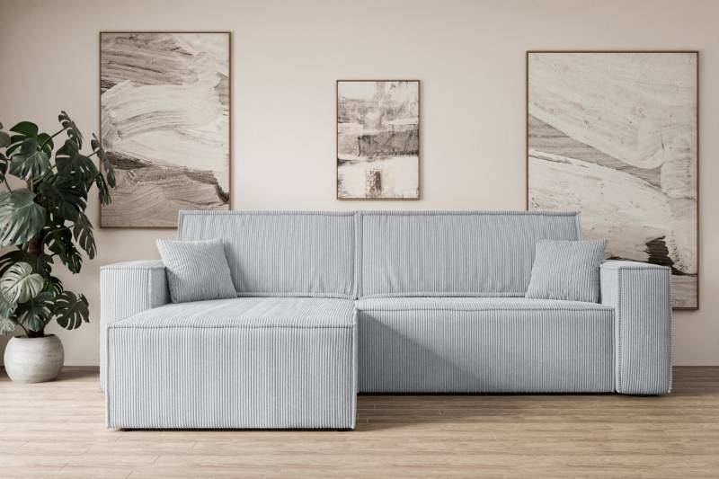 ALTDECOR Ecksofa CELTIC-XL, Couch mit Schlaffunktion, Wohnzimmer - Wohnlandschaft, Corner Sofa Bett Eckcouch Couch L-Form Schlafcouch Ausziehbar von ALTDECOR