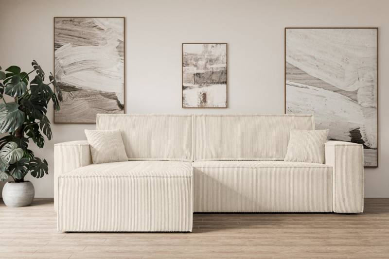 ALTDECOR Ecksofa CELTIC-XL, Couch mit Schlaffunktion, Wohnzimmer - Wohnlandschaft, Corner Sofa Bett Eckcouch Couch L-Form Schlafcouch Ausziehbar von ALTDECOR