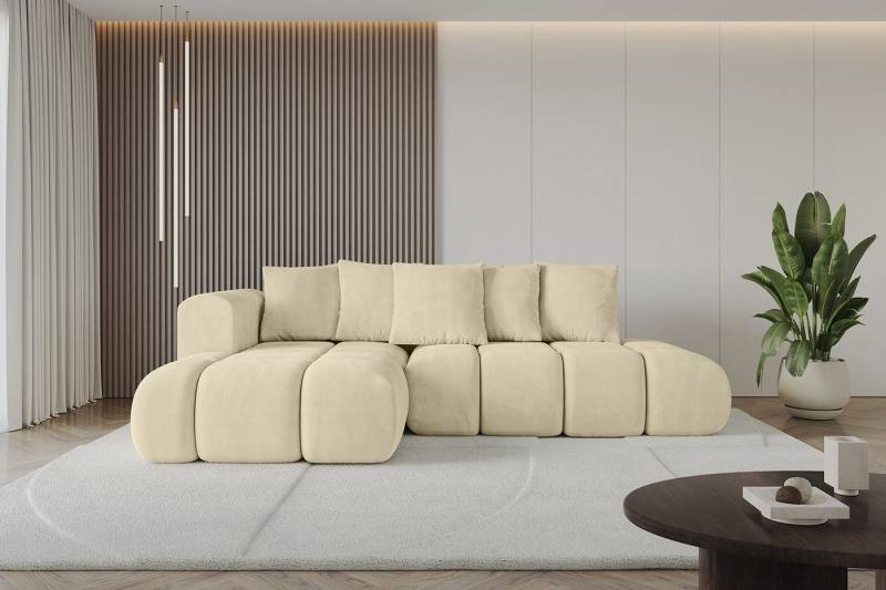 ALTDECOR Ecksofa CLOUD-L-v1, Corner Sofa Bett Eckcouch Couch L-Form Schlafcouch Ausziehbar von ALTDECOR