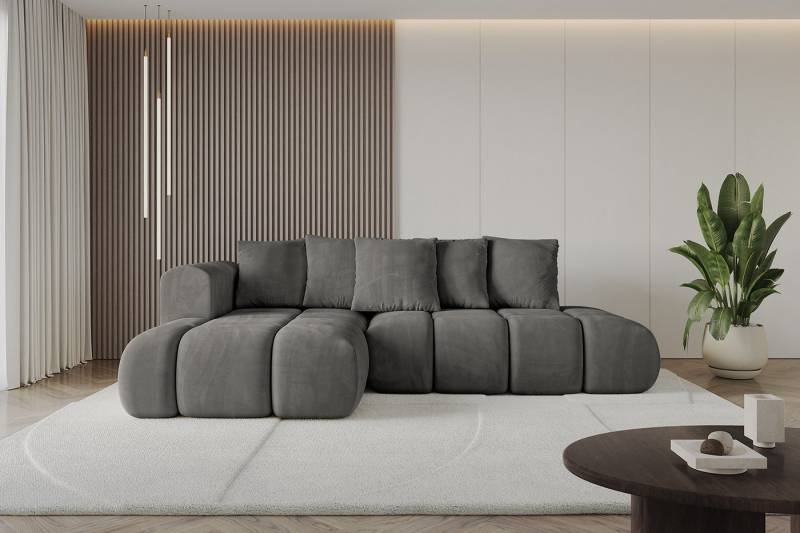 ALTDECOR Ecksofa CLOUD-L-v1, Corner Sofa Bett Eckcouch Couch L-Form Schlafcouch Ausziehbar von ALTDECOR