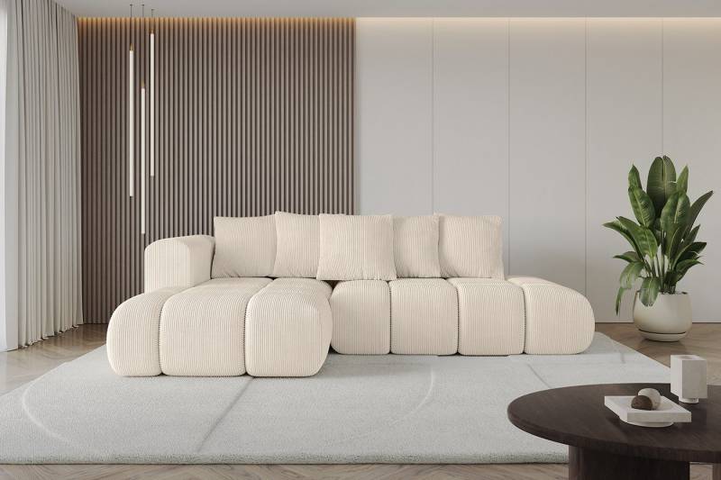 ALTDECOR Ecksofa CLOUD-L-v1, Corner Sofa Bett Eckcouch Couch L-Form Schlafcouch Ausziehbar von ALTDECOR