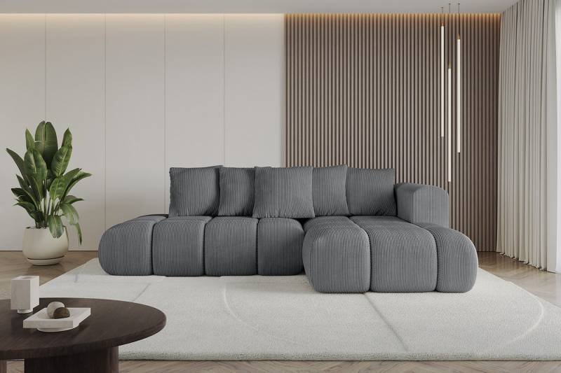 ALTDECOR Ecksofa CLOUD-L-v1, Couch mit Schlaffunktion, Wohnzimmer - Wohnlandschaft, Corner Sofa Bett Eckcouch Couch L-Form Schlafcouch Ausziehbar von ALTDECOR