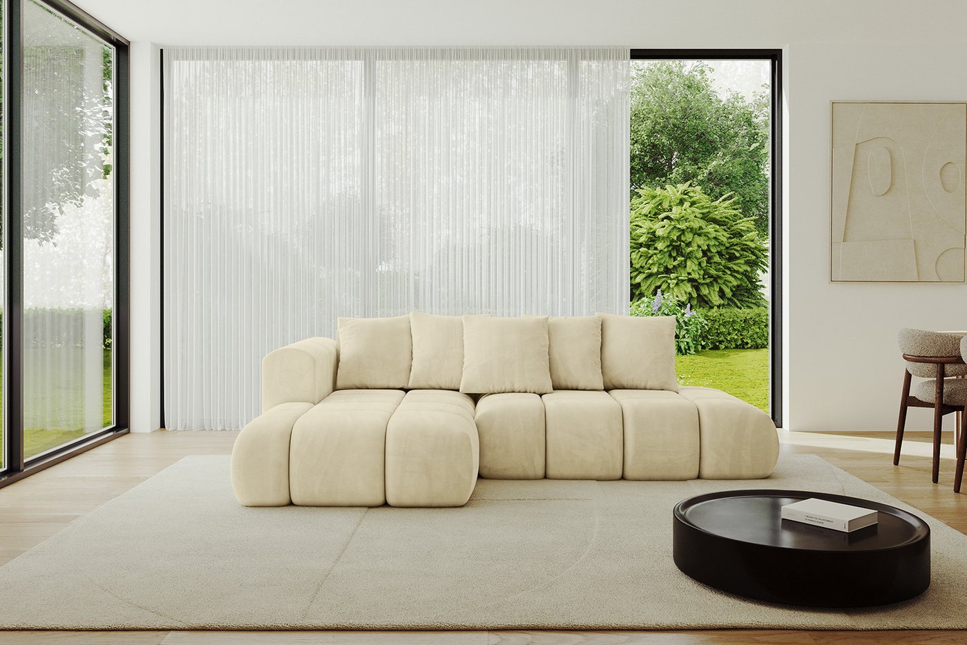 ALTDECOR Ecksofa CLOUD-L-v1, Couch mit Schlaffunktion, Wohnzimmer - Wohnlandschaft, Corner Sofa Bett Eckcouch Couch L-Form Schlafcouch Ausziehbar ALTDECOR Ecksofa CLOUD-L-v1, Couch mit Schlaffunktion, Wohnzimmer - Wohnlandschaft, Corner Sofa Bett Eckcouch Couch L-Form Schlafcouch Ausziehbar von ALTDECOR
