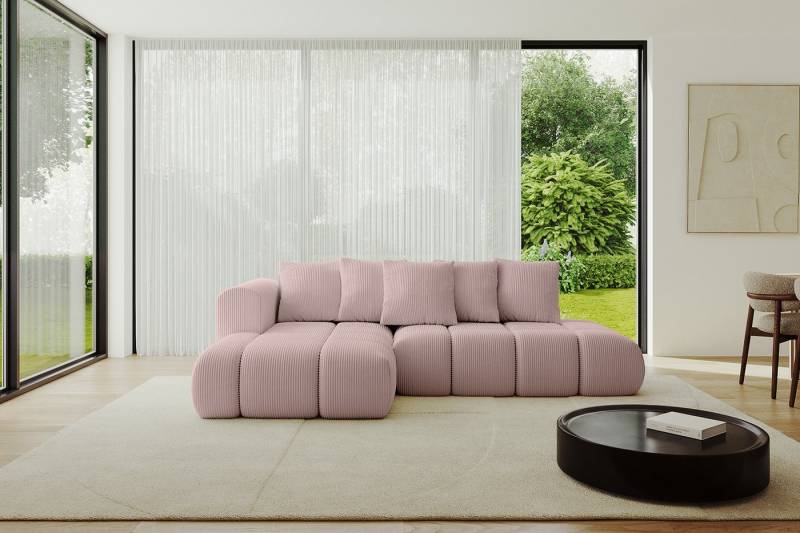 ALTDECOR Ecksofa CLOUD-L-v1, Couch mit Schlaffunktion, Wohnzimmer - Wohnlandschaft, Corner Sofa Bett Eckcouch Couch L-Form Schlafcouch Ausziehbar von ALTDECOR