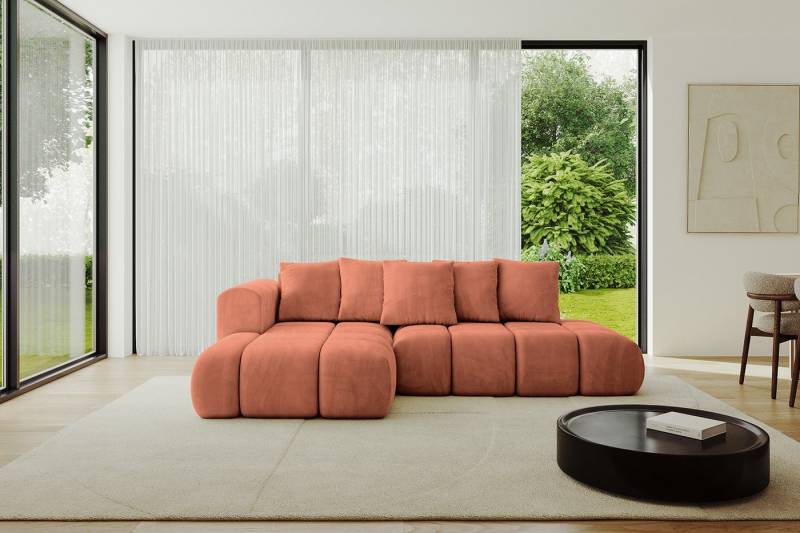 ALTDECOR Ecksofa CLOUD-L-v1, Couch mit Schlaffunktion, Wohnzimmer - Wohnlandschaft, FORWARDER_CURBSIDE von ALTDECOR