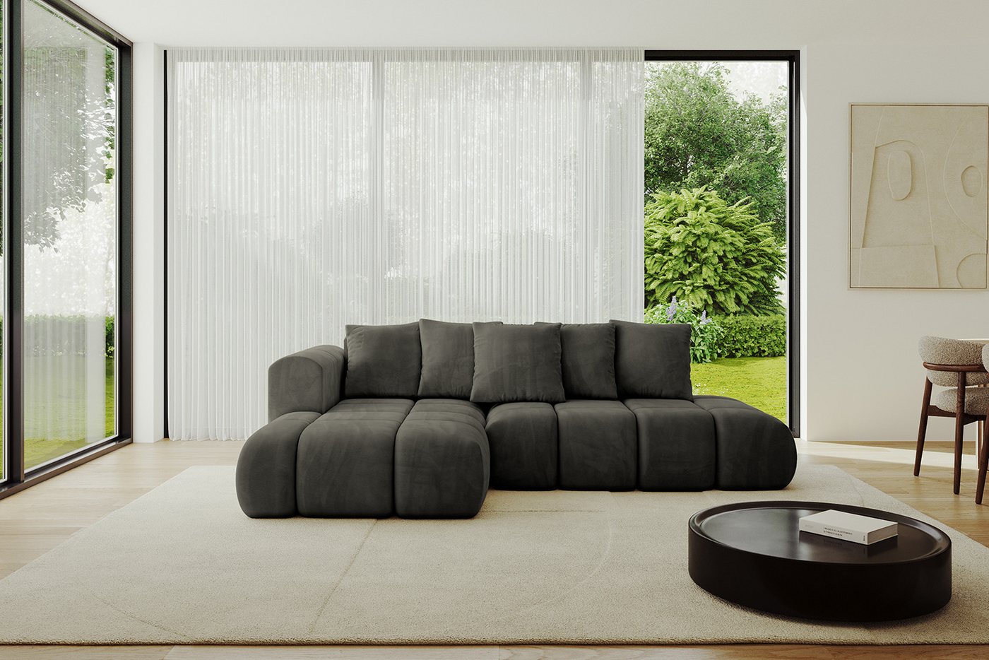 ALTDECOR Ecksofa CLOUD-L-v1, Couch mit Schlaffunktion, Wohnzimmer - Wohnlandschaft, Corner Sofa Bett Eckcouch Couch L-Form Schlafcouch Ausziehbar ALTDECOR Ecksofa CLOUD-L-v1, Couch mit Schlaffunktion, Wohnzimmer - Wohnlandschaft, Corner Sofa Bett Eckcouch Couch L-Form Schlafcouch Ausziehbar von ALTDECOR