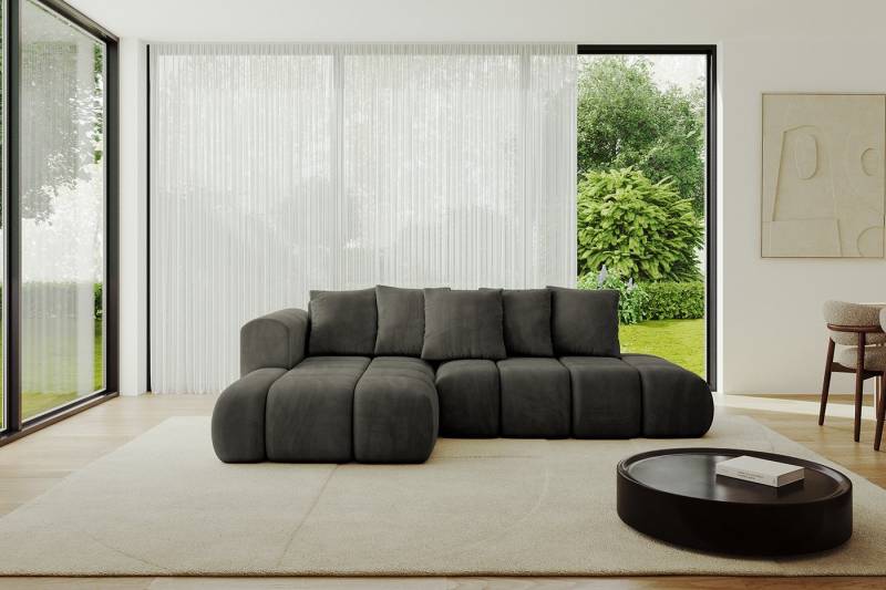 ALTDECOR Ecksofa CLOUD-L-v1, Couch mit Schlaffunktion, Wohnzimmer - Wohnlandschaft, Corner Sofa Bett Eckcouch Couch L-Form Schlafcouch Ausziehbar von ALTDECOR