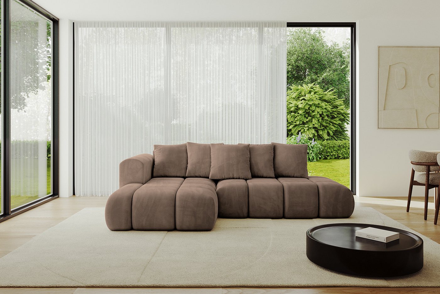 ALTDECOR Ecksofa CLOUD-L-v1, Couch mit Schlaffunktion, Wohnzimmer - Wohnlandschaft, Corner Sofa Bett Eckcouch Couch L-Form Schlafcouch Ausziehbar ALTDECOR Ecksofa CLOUD-L-v1, Couch mit Schlaffunktion, Wohnzimmer - Wohnlandschaft, Corner Sofa Bett Eckcouch Couch L-Form Schlafcouch Ausziehbar von ALTDECOR
