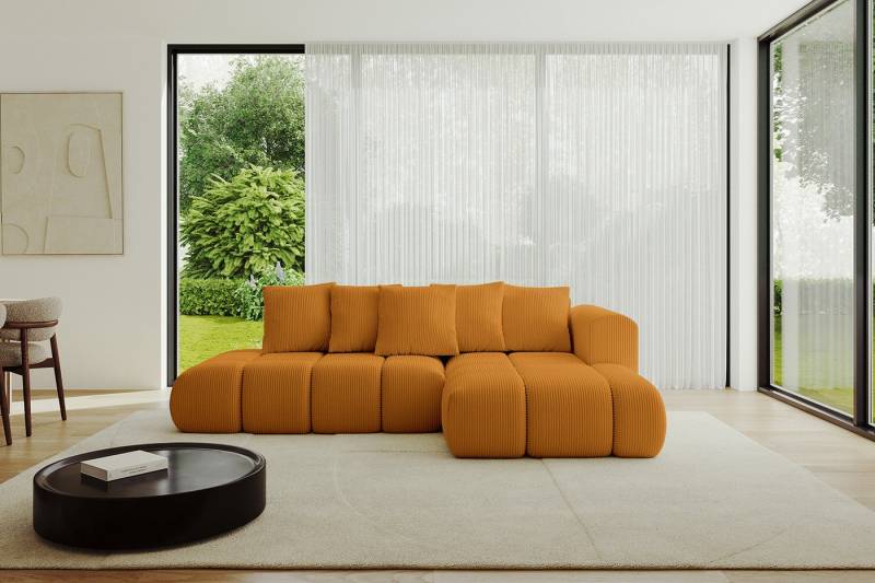 ALTDECOR Ecksofa CLOUD-L-v1, Couch mit Schlaffunktion, Wohnzimmer - Wohnlandschaft, Corner Sofa Bett Eckcouch Couch L-Form Schlafcouch Ausziehbar von ALTDECOR
