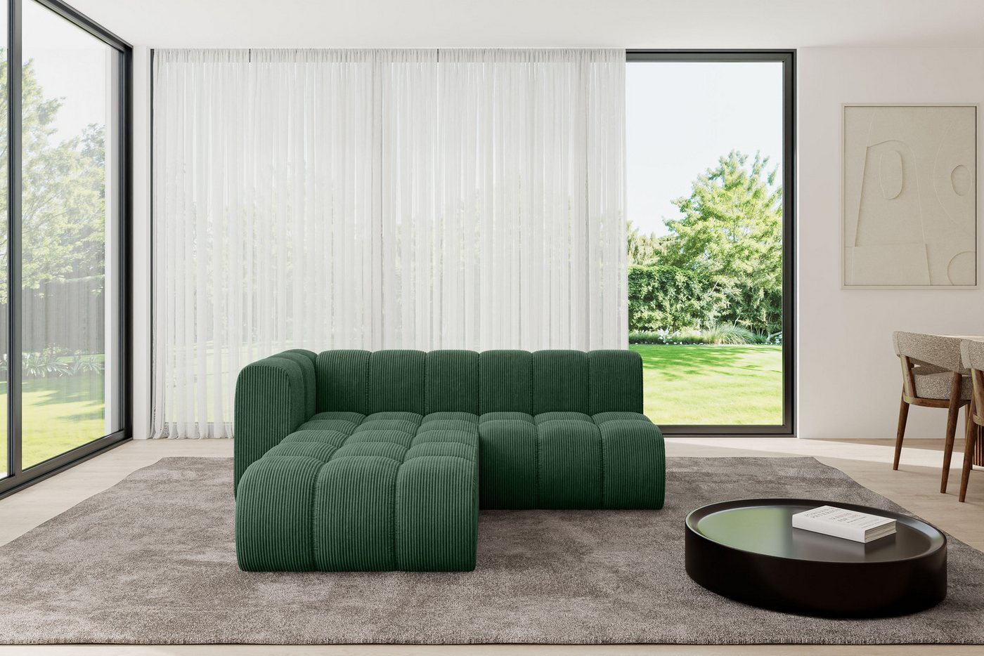 ALTDECOR Ecksofa Darnel-L1, Corner Sofa U-Form Vielseitige Sofa Wohnlandschaft Wohnzimmer, FORWARDER_CURBSIDE von ALTDECOR