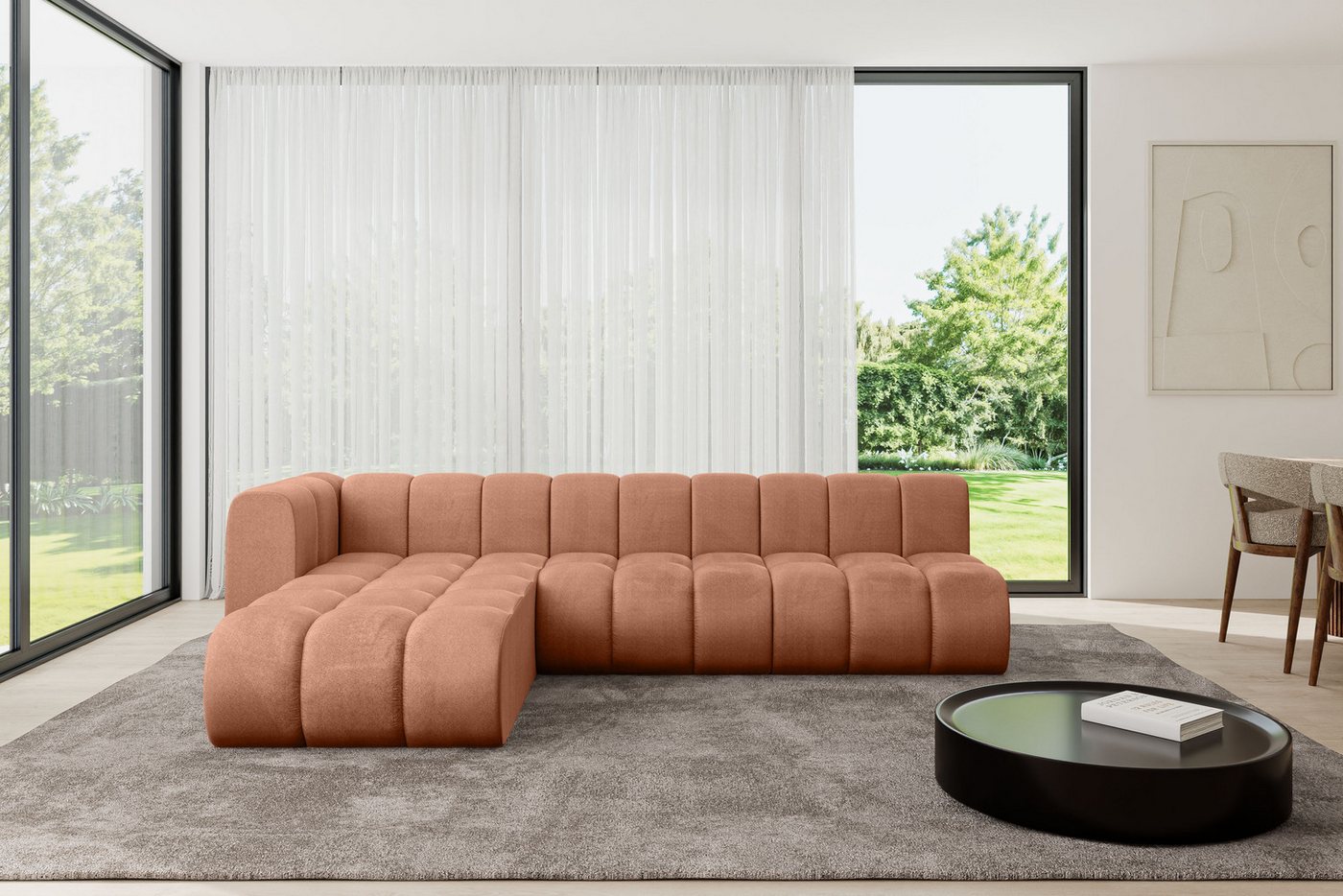 ALTDECOR Ecksofa Darnel-L2, Corner Sofa U-Form Vielseitige Sofa Wohnlandschaft Wohnzimmer, FORWARDER_CURBSIDE von ALTDECOR