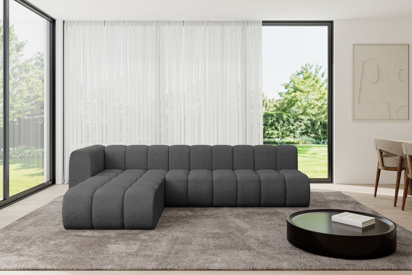 ALTDECOR Ecksofa Darnel-L2, Corner Sofa U-Form Vielseitige Sofa Wohnlandschaft Wohnzimmer, FORWARDER_CURBSIDE von ALTDECOR