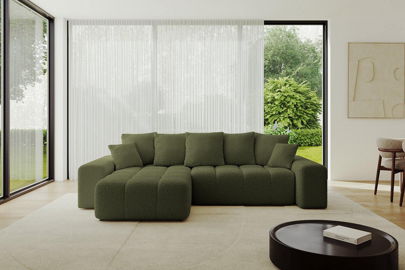 ALTDECOR Ecksofa ENIL-L, Couch mit Schlaffunktion, Wohnzimmer - Wohnlandschaft, Corner Sofa Bett Eckcouch Couch L-Form Schlafcouch Ausziehbar ALTDECOR Ecksofa ENIL-L, Couch mit Schlaffunktion, Wohnzimmer - Wohnlandschaft, Corner Sofa Bett Eckcouch Couch L-Form Schlafcouch Ausziehbar von ALTDECOR