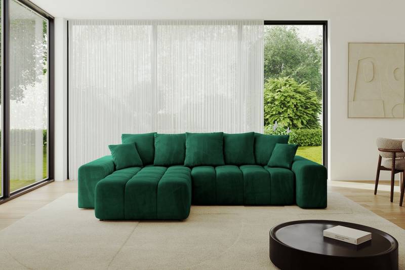ALTDECOR Ecksofa ENIL-L, Couch mit Schlaffunktion, Wohnzimmer - Wohnlandschaft, Corner Sofa Bett Eckcouch Couch L-Form Schlafcouch Ausziehbar von ALTDECOR