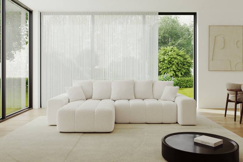 ALTDECOR Ecksofa ENIL-L, Couch mit Schlaffunktion, Wohnzimmer - Wohnlandschaft, Corner Sofa Bett Eckcouch Couch L-Form Schlafcouch Ausziehbar von ALTDECOR