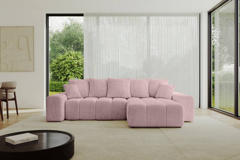 ALTDECOR Ecksofa ENIL-L, Couch mit Schlaffunktion, Wohnzimmer - Wohnlandschaft, Corner Sofa Bett Eckcouch Couch L-Form Schlafcouch Ausziehbar ALTDECOR Ecksofa ENIL-L, Couch mit Schlaffunktion, Wohnzimmer - Wohnlandschaft, Corner Sofa Bett Eckcouch Couch L-Form Schlafcouch Ausziehbar von ALTDECOR