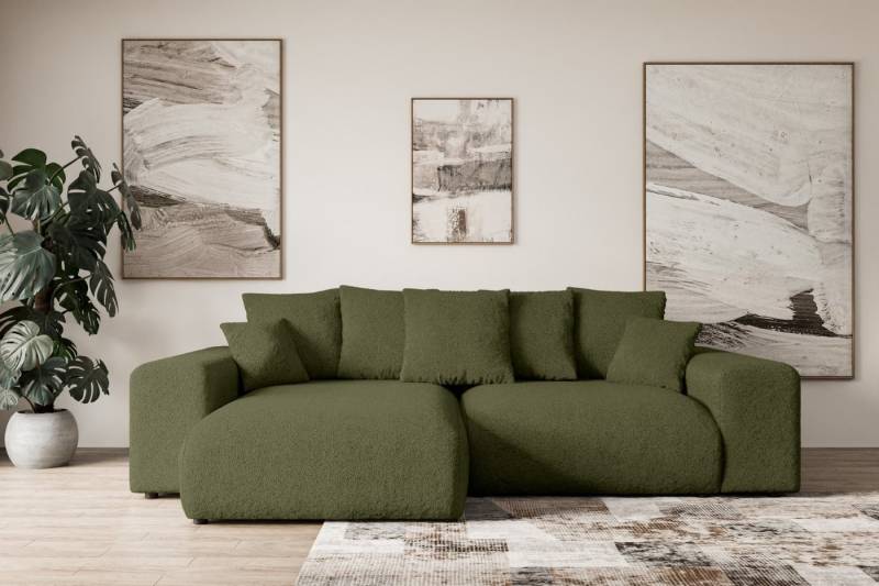 ALTDECOR Ecksofa ESKAR-L, Couch mit Schlaffunktion, Wohnzimmer - Wohnlandschaft, Corner Sofa Bett Eckcouch Couch L-Form Schlafcouch Ausziehbar von ALTDECOR