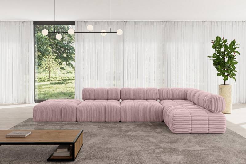 ALTDECOR Ecksofa Favio-L2, Sofa Praktische Bequeme Funktionsecke Couch L-Form Eckcouch, Corner Sofa U-Form Vielseitige Sofa Wohnlandschaft Wohnzimmer von ALTDECOR
