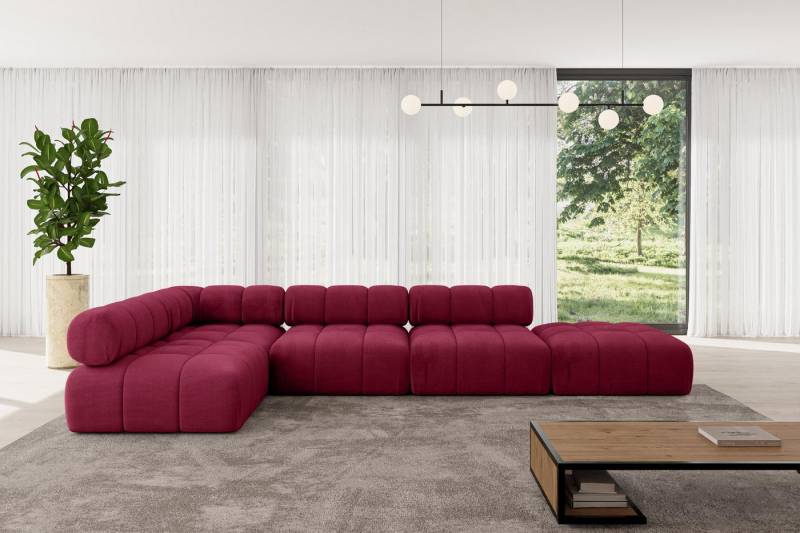 ALTDECOR Ecksofa Favio-L2, Sofa Praktische Bequeme Funktionsecke Couch L-Form Eckcouch, Corner Sofa U-Form Vielseitige Sofa Wohnlandschaft Wohnzimmer von ALTDECOR