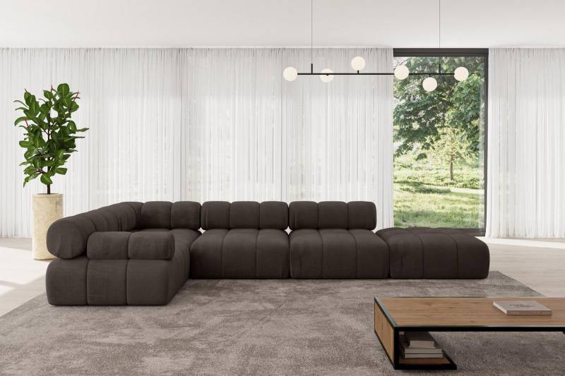ALTDECOR Ecksofa Felto-L2, Sofa Praktische Bequeme Funktionsecke Couch L-Form Eckcouch, Corner Sofa U-Form Vielseitige Sofa Wohnlandschaft Wohnzimmer von ALTDECOR