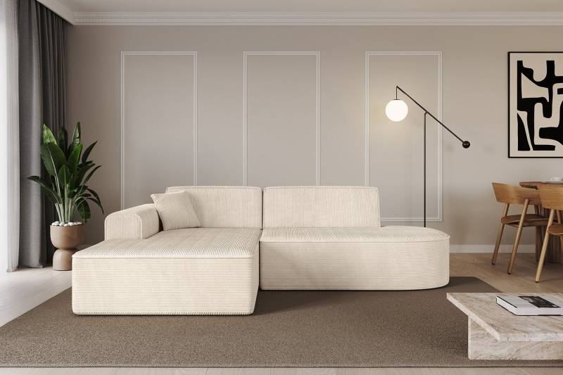 ALTDECOR Ecksofa IREA-L1-v3, Sofa Praktische Bequeme Funktionsecke Couch L-Form Eckcouch, Corner Sofa L-Form Vielseitige Sofa Wohnlandschaft Wohnzimmer von ALTDECOR