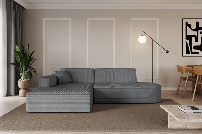 ALTDECOR Ecksofa IREA-L1-v4, Sofa Praktische Bequeme Funktionsecke Couch L-Form Eckcouch, Corner Sofa L-Form Vielseitige Sofa Wohnlandschaft Wohnzimmer von ALTDECOR