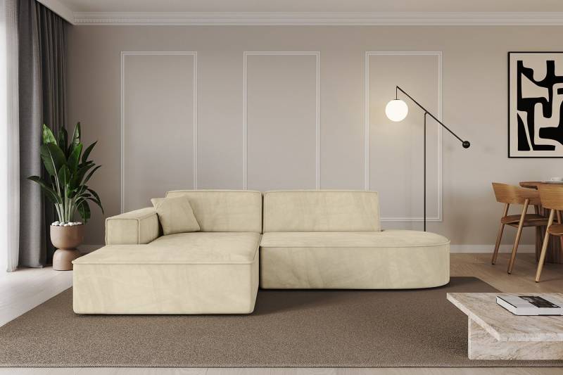 ALTDECOR Ecksofa IREA-L1-v4, Sofa Praktische Bequeme Funktionsecke Couch L-Form Eckcouch, Corner Sofa L-Form Vielseitige Sofa Wohnlandschaft Wohnzimmer von ALTDECOR