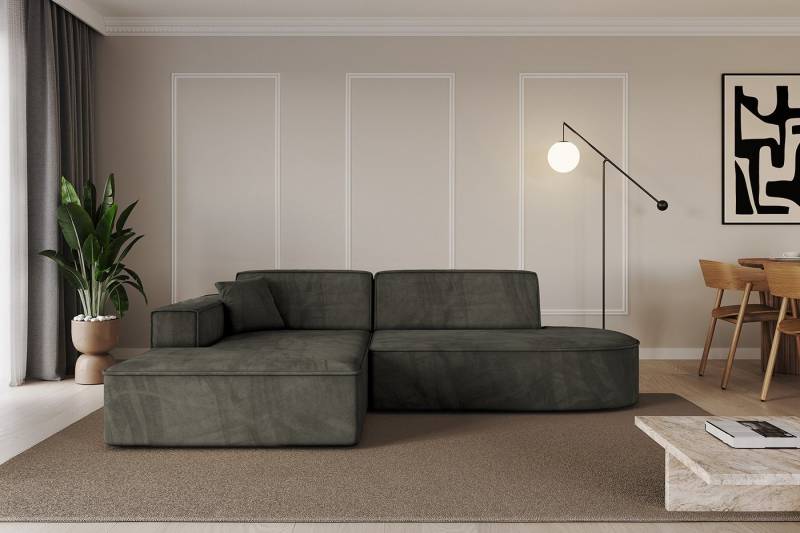ALTDECOR Ecksofa IREA-L1-v4, Sofa Praktische Bequeme Funktionsecke Couch L-Form Eckcouch, Corner Sofa L-Form Vielseitige Sofa Wohnlandschaft Wohnzimmer von ALTDECOR
