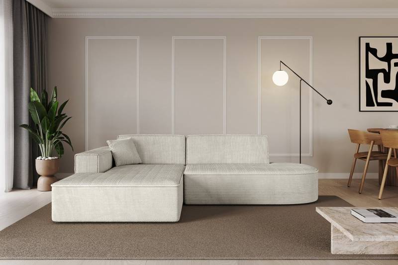 ALTDECOR Ecksofa IREA-L1-v4, Sofa Praktische Bequeme Funktionsecke Couch L-Form Eckcouch, Corner Sofa L-Form Vielseitige Sofa Wohnlandschaft Wohnzimmer von ALTDECOR