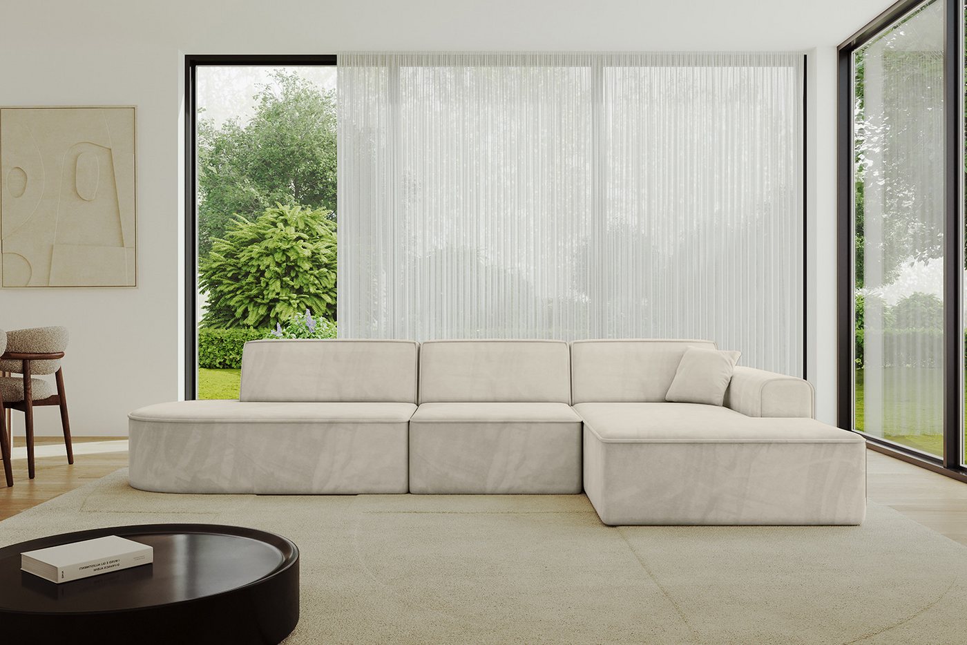 ALTDECOR Ecksofa IREA-L2-v3, Sofa Praktische Bequeme Funktionsecke Couch L-Form Eckcouch, Corner Sofa L-Form Vielseitige Sofa Wohnlandschaft Wohnzimmer von ALTDECOR