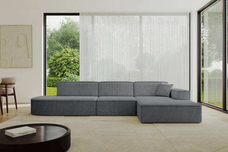 ALTDECOR Ecksofa IREA-L2-v4, Sofa Praktische Bequeme Funktionsecke Couch L-Form Eckcouch, Corner Sofa L-Form Vielseitige Sofa Wohnlandschaft Wohnzimmer von ALTDECOR