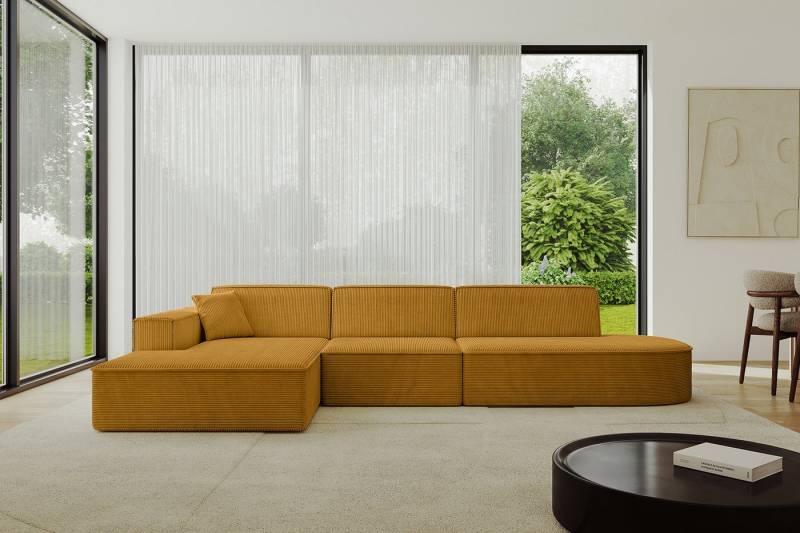 ALTDECOR Ecksofa IREA-L2-v4, Sofa Praktische Bequeme Funktionsecke Couch L-Form Eckcouch, Corner Sofa L-Form Vielseitige Sofa Wohnlandschaft Wohnzimmer von ALTDECOR