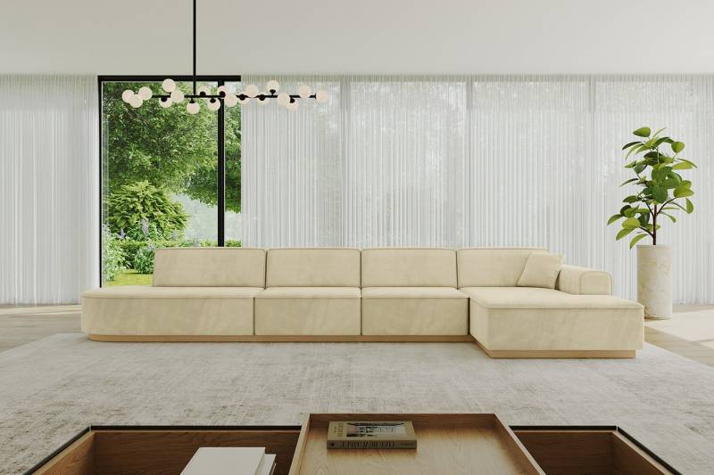 ALTDECOR Ecksofa IREA-L3-v2, Sofa Praktische Bequeme Funktionsecke Couch L-Form Eckcouch, Corner Sofa L-Form Vielseitige Sofa Wohnlandschaft Wohnzimmer von ALTDECOR