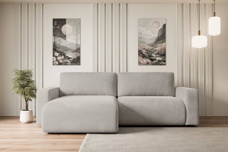 ALTDECOR Ecksofa KLEEA-L, Couch mit Schlaffunktion, Wohnzimmer - Wohnlandschaft, Corner Sofa Bett Eckcouch Couch L-Form Schlafcouch Ausziehbar von ALTDECOR