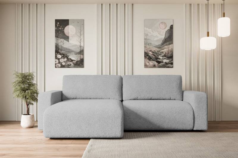 ALTDECOR Ecksofa KLEEA-L, Couch mit Schlaffunktion, Wohnzimmer - Wohnlandschaft, Corner Sofa Bett Eckcouch Couch L-Form Schlafcouch Ausziehbar von ALTDECOR