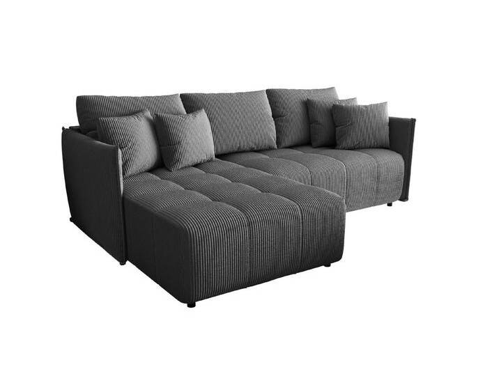 ALTDECOR Ecksofa LONLI, grau, Grau - Poso60 von ALTDECOR