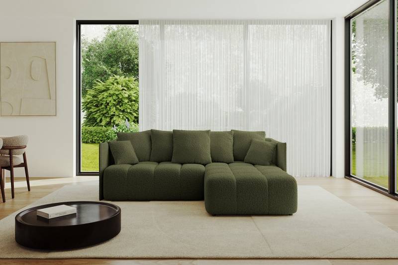 ALTDECOR Ecksofa LONLI-L, Couch mit Schlaffunktion, Stauraum Wohnlandschaft Funktionsecke, Corner Sofa Bett Eckcouch Couch L-Form Schlafcouch Ausziehbar von ALTDECOR