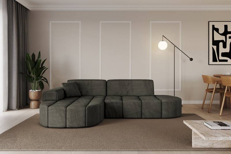 ALTDECOR Ecksofa Livo-L1, Sofa Praktische Bequeme Funktionsecke Couch L-Form Eckcouch, Corner Sofa L-Form Vielseitige Sofa Wohnlandschaft Wohnzimmer von ALTDECOR