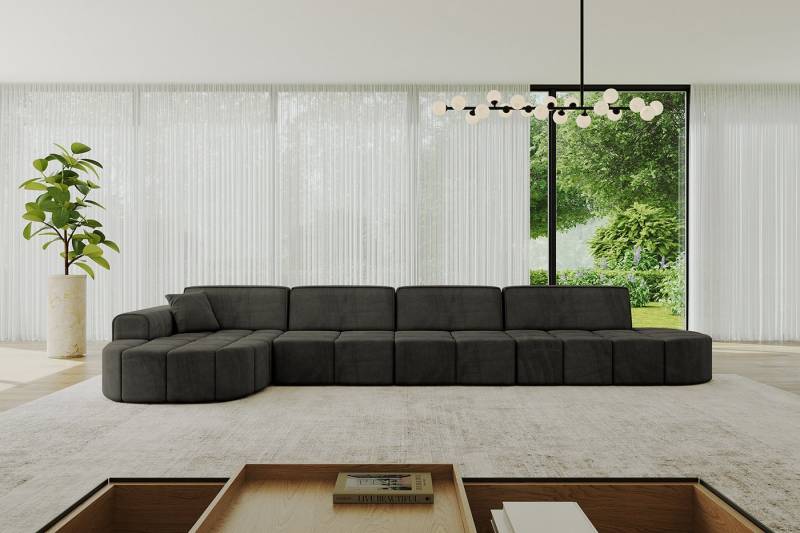 ALTDECOR Ecksofa Livo-L3, Sofa Praktische Bequeme Funktionsecke Couch L-Form Eckcouch, Corner Sofa L-Form Vielseitige Sofa Wohnlandschaft Wohnzimmer von ALTDECOR