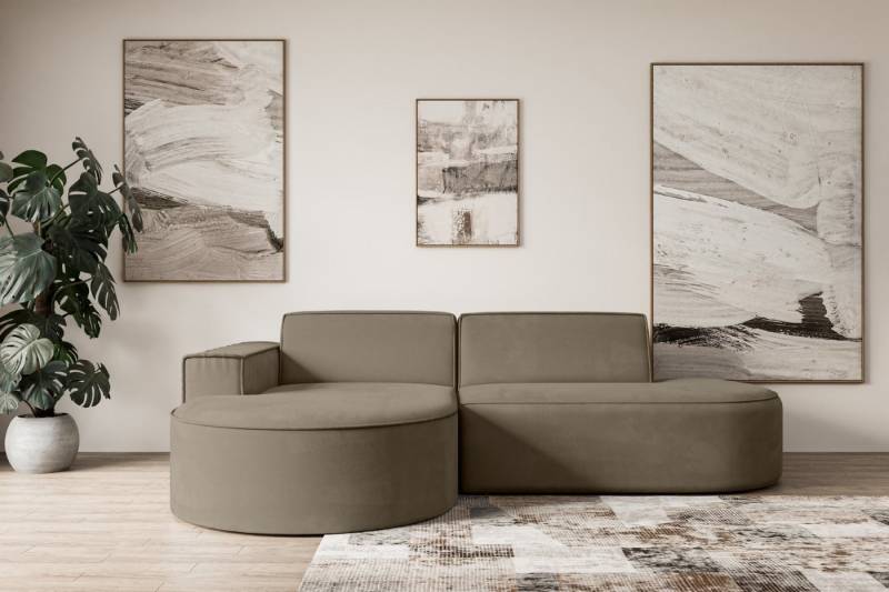 ALTDECOR Ecksofa MARI-L1, Sofa Praktische Bequeme Funktionsecke Couch L-Form Eckcouch, Corner Sofa U-Form Vielseitige Sofa Wohnlandschaft Wohnzimmer von ALTDECOR