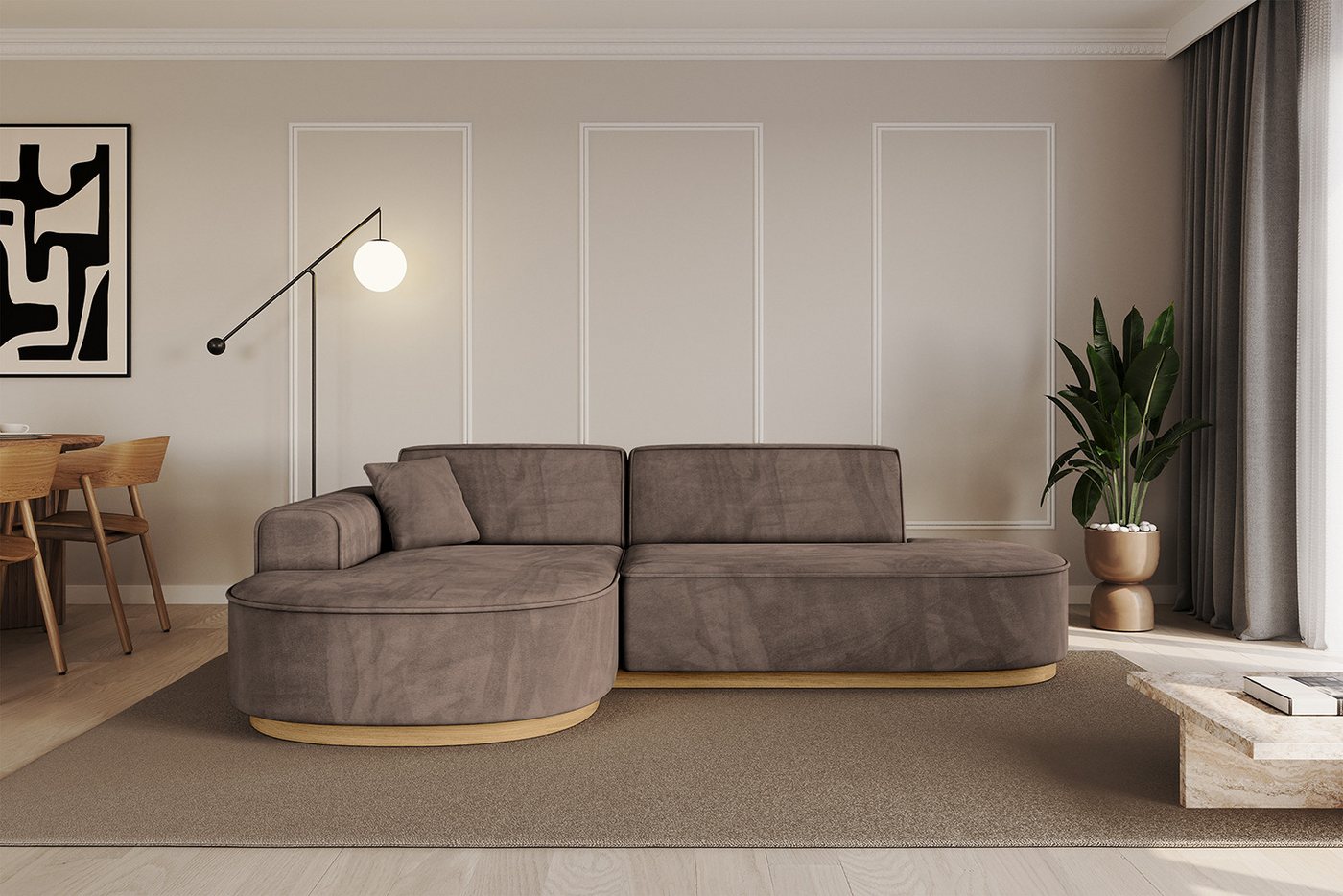 ALTDECOR Ecksofa MARI-L1-v2, Sofa Praktische Bequeme Funktionsecke Couch L-Form Eckcouch, Corner Sofa L-Form Vielseitige Sofa Wohnlandschaft Wohnzimmer von ALTDECOR
