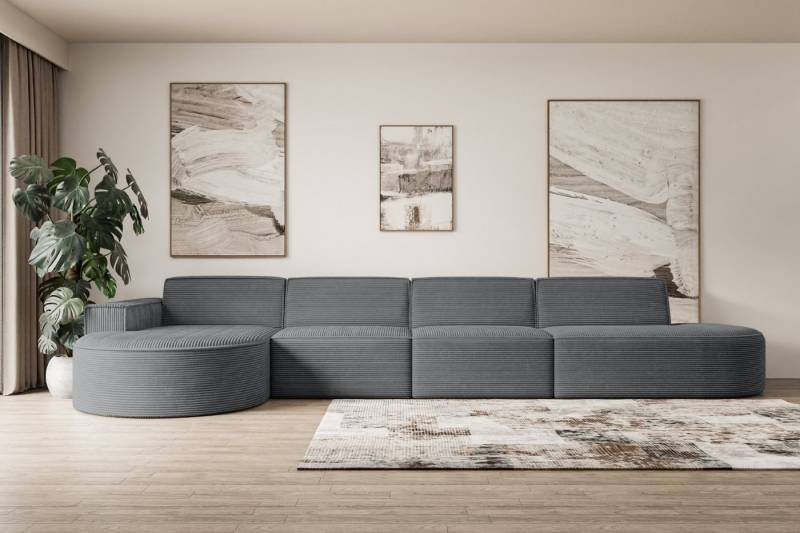 ALTDECOR Ecksofa MARI-L3, Sofa Praktische Bequeme Funktionsecke Couch L-Form Eckcouch, Corner Sofa U-Form Vielseitige Sofa Wohnlandschaft Wohnzimmer von ALTDECOR