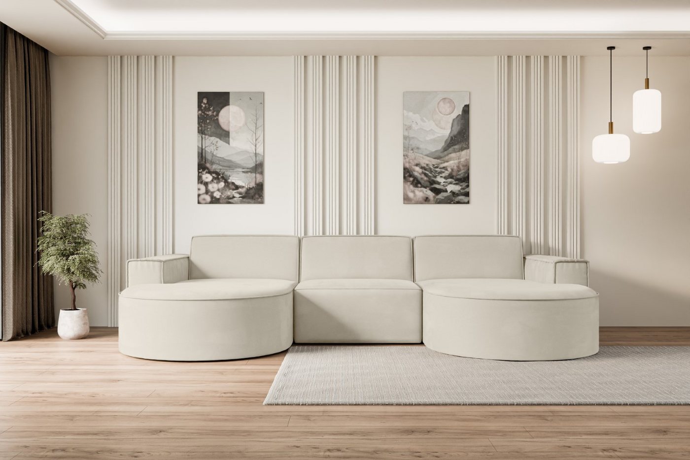 ALTDECOR Wohnlandschaft MARI-U1, Sofa Praktische Bequeme Funktionsecke Couch U-Form Eckcouch, Corner Sofa U-Form Vielseitige Sofa Wohnlandschaft Wohnzimmer ALTDECOR Wohnlandschaft MARI-U1, Sofa Praktische Bequeme Funktionsecke Couch U-Form Eckcouch, Corner Sofa U-Form Vielseitige Sofa Wohnlandschaft Wohnzimmer von ALTDECOR