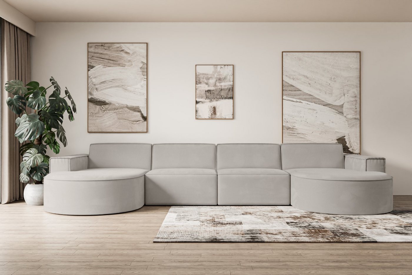 ALTDECOR Wohnlandschaft MARI-U2, Sofa Praktische Bequeme Funktionsecke Couch U-Form Eckcouch, Corner Sofa U-Form Vielseitige Sofa Wohnlandschaft Wohnzimmer ALTDECOR Wohnlandschaft MARI-U2, Sofa Praktische Bequeme Funktionsecke Couch U-Form Eckcouch, Corner Sofa U-Form Vielseitige Sofa Wohnlandschaft Wohnzimmer von ALTDECOR