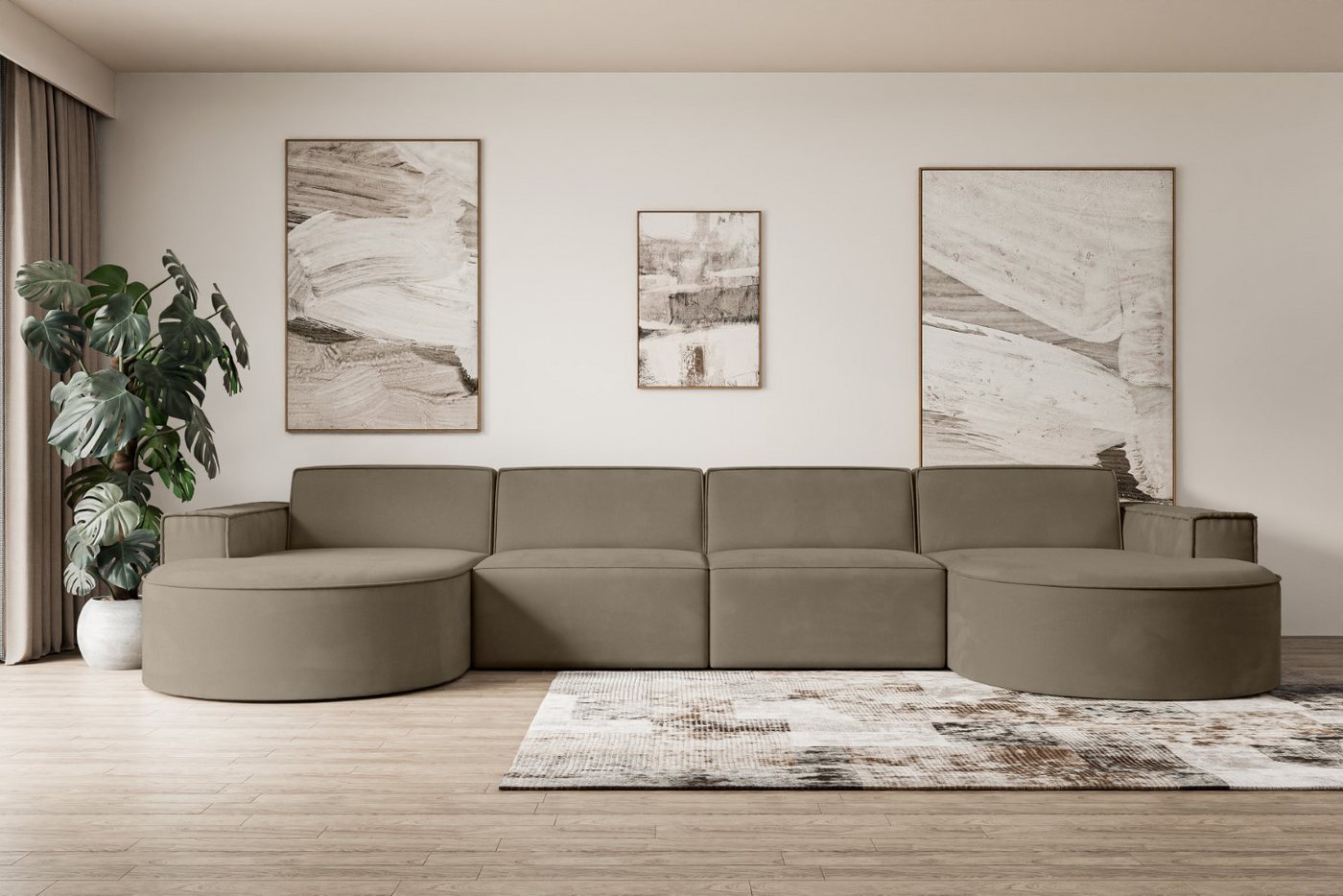 ALTDECOR Wohnlandschaft MARI-U2, Sofa Praktische Bequeme Funktionsecke Couch U-Form Eckcouch, Corner Sofa U-Form Vielseitige Sofa Wohnlandschaft Wohnzimmer ALTDECOR Wohnlandschaft MARI-U2, Sofa Praktische Bequeme Funktionsecke Couch U-Form Eckcouch, Corner Sofa U-Form Vielseitige Sofa Wohnlandschaft Wohnzimmer von ALTDECOR