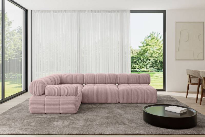 ALTDECOR Ecksofa Mende-L2, Sofa Praktische Bequeme Funktionsecke Couch L-Form Eckcouch, Corner Sofa U-Form Vielseitige Sofa Wohnlandschaft Wohnzimmer von ALTDECOR