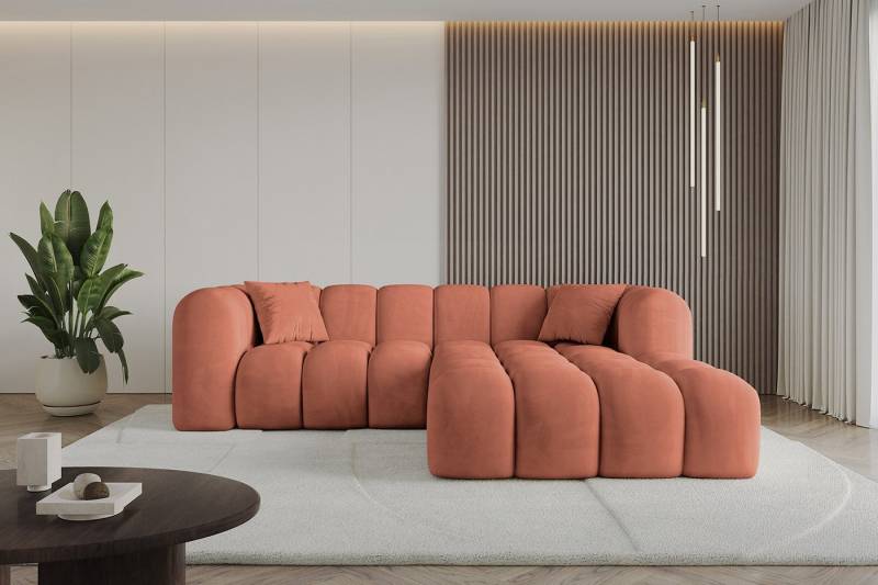 ALTDECOR Ecksofa OLEA-L1, Sofa Praktische Bequeme Funktionsecke Couch L-Form Eckcouch, Corner Sofa U-Form Vielseitige Sofa Wohnlandschaft Wohnzimmer von ALTDECOR