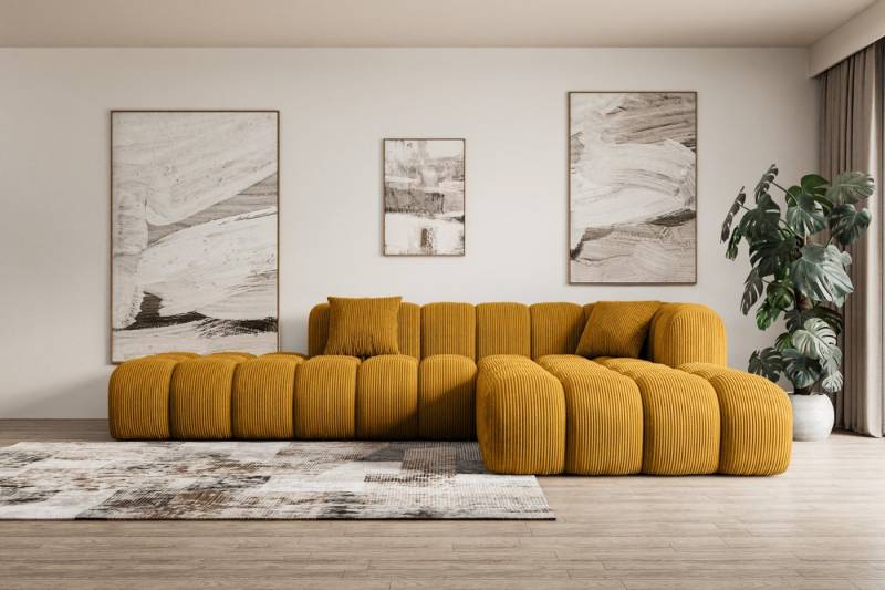 ALTDECOR Ecksofa OLEA-L2, Sofa Praktische Bequeme Funktionsecke Couch L-Form Eckcouch, Corner Sofa U-Form Vielseitige Sofa Wohnlandschaft Wohnzimmer von ALTDECOR