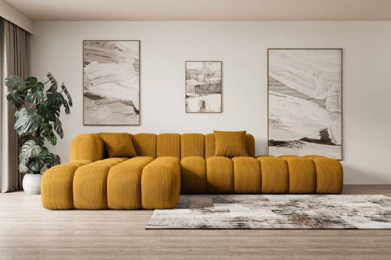 ALTDECOR Ecksofa OLEA-L2, Sofa Praktische Bequeme Funktionsecke Couch L-Form Eckcouch, Corner Sofa U-Form Vielseitige Sofa Wohnlandschaft Wohnzimmer von ALTDECOR